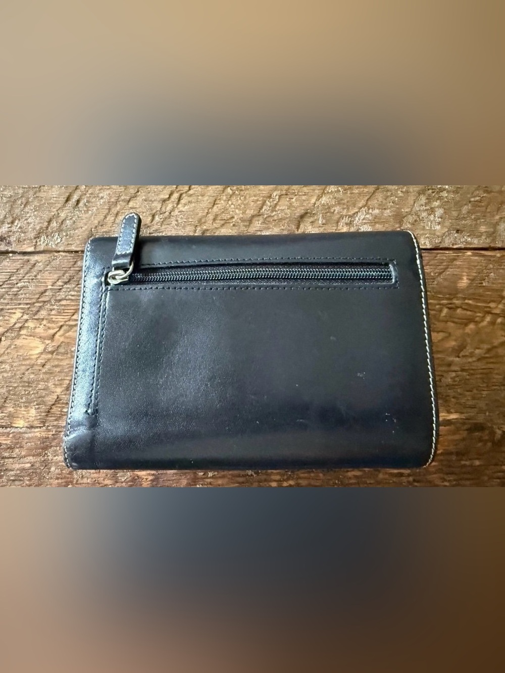 Women’s Coach Black Leather Wallet with Silver Buckle - Picture 3 of 3